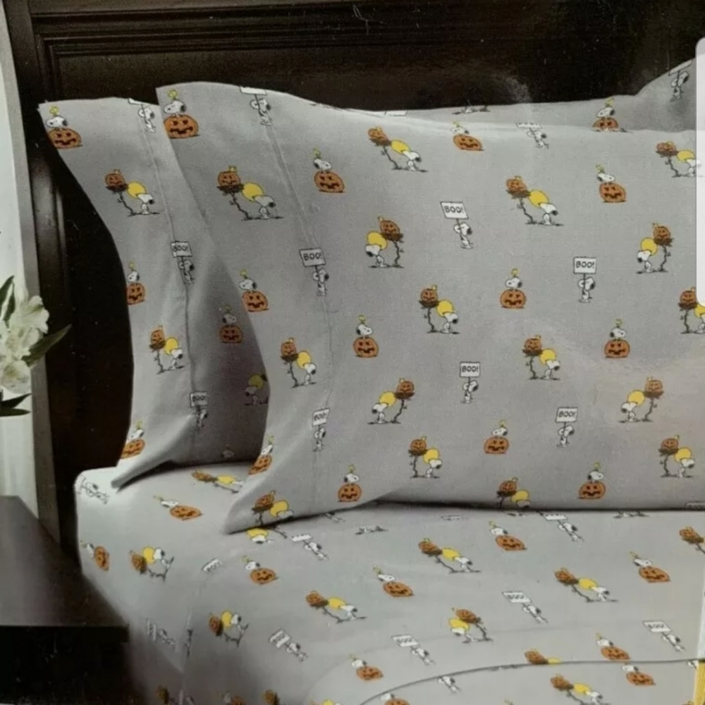 🎃PEANUTS SNOOPY HALLOWEEN FULL SHEET SET🎃